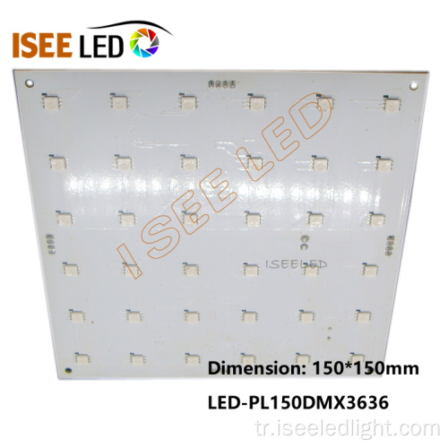 DMX 512 RGB LED panel dinamik ışık